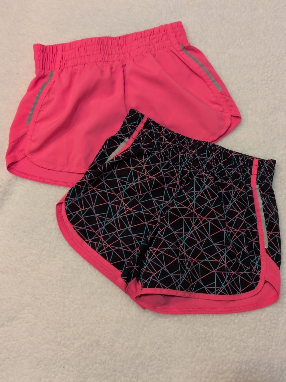 Athletic Works Pink and Black Kids Shorts Set